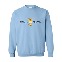 Load image into Gallery viewer, Paeds Nurse Giraffe Crewneck