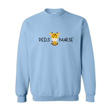 Load image into Gallery viewer, Peds Nurse Giraffe Crewneck