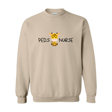 Load image into Gallery viewer, Peds Nurse Giraffe Crewneck
