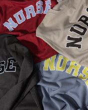 Load image into Gallery viewer, Varsity Nurse Crewneck