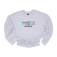Load image into Gallery viewer, Paeds Nurse Rainbow Crewneck