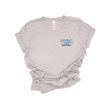 Load image into Gallery viewer, PEDS Nurse Rainbow T-Shirt