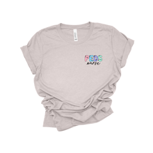 Load image into Gallery viewer, PEDS Nurse Rainbow T-Shirt
