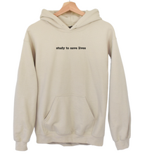 Load image into Gallery viewer, &quot;Study to Save Lives&quot; Hoodie
